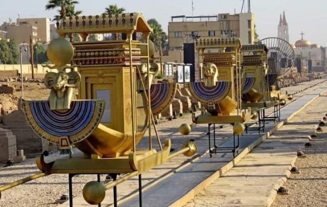 طريق الكباش الفرعوني