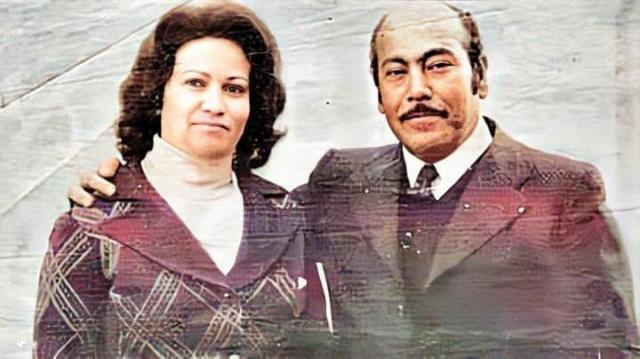 إنشراح موسى وزوجها
