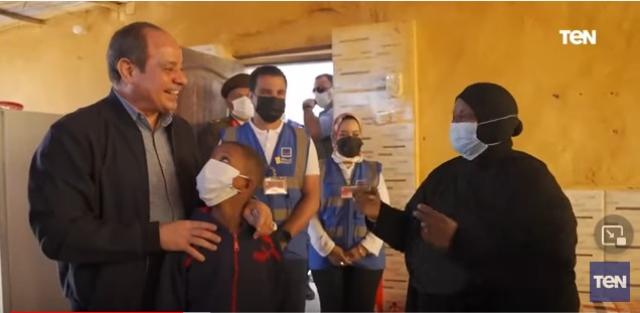 «ده خير بلدكم».. مفاجأة سارة من الرئيس لمتضرري السيول بأسوان