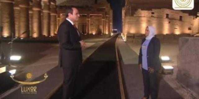 قولي اللي طالع من قلبك.. منال أبوالدهب تروي كواليس حديثها مع الرئيس