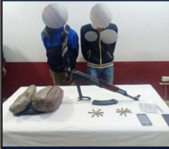 ضبط عاطلين بحوزتهما 7 كيلو بانجو بالعياط