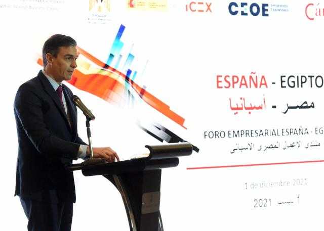 رئيس وزراء إسبانيا: مصر من الدول القليلة التي حققت نموًا إيجابيًا رغم «كورونا»