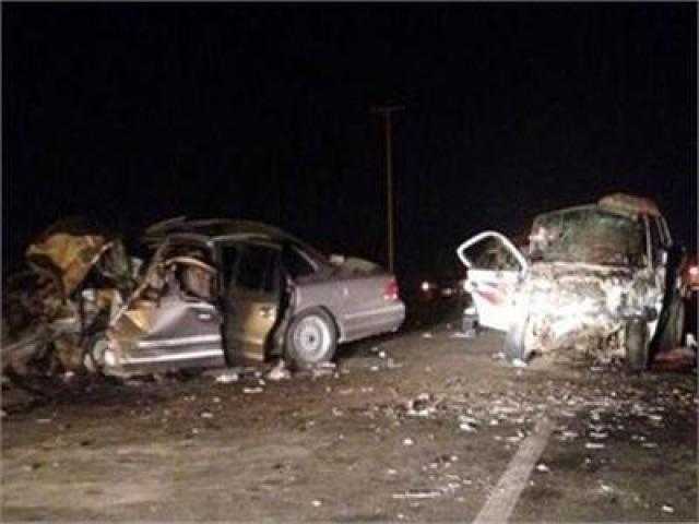 إصابة 10 أشخاص في حادث تصادم سيارتين بالبحيرة