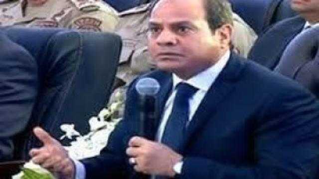 السيسى منفعلًا : « دا جهل و الإسلام بريء من هذا الأمر»