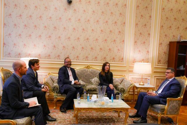 رئيس حقوق انسان البرلمان وممثل السفارة الأمريكية فى القاهرة