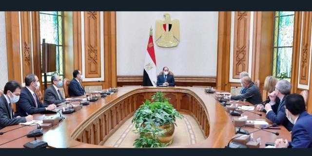 «السيسي» يستقبل شركة «سكاتك» لبحث توطين تكنولوجيا تحلية المياه