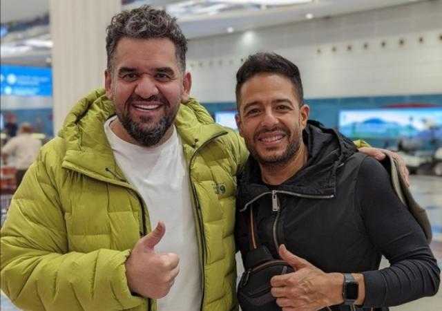 محمد حماقي لـ حسين الجسمي: «عايز أشوفك في مصر قريب»