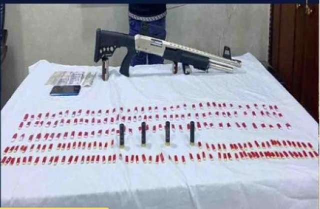 المتهم والمضبوطات