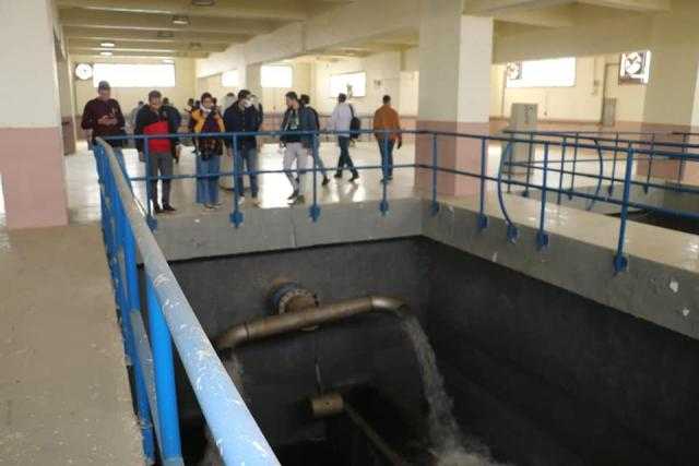 تفاصيل زيارة وفد شعبة الهندسة بالمعهد التكنولوجي لـ«محطة المعالجة» بأكتوبر