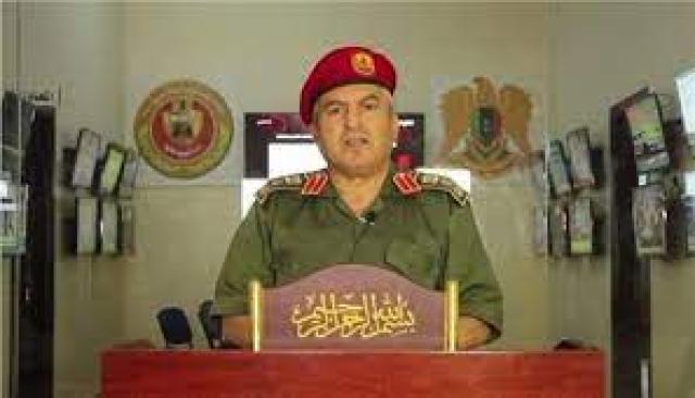 خالد المحجوب ـ مدير إدارة التوجيه المعنوي في الجيش  الليبي