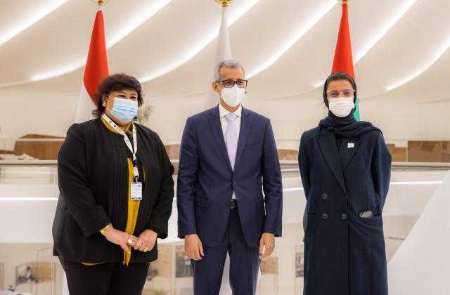 من دبي.. «إيناس عبد الدايم» تؤكد على أهمية العمل الثقافي العربي المشترك
