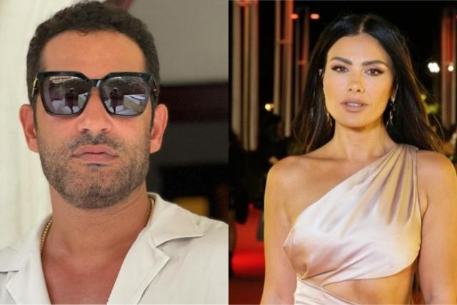 صبا مبارك وعمرو سعد 
