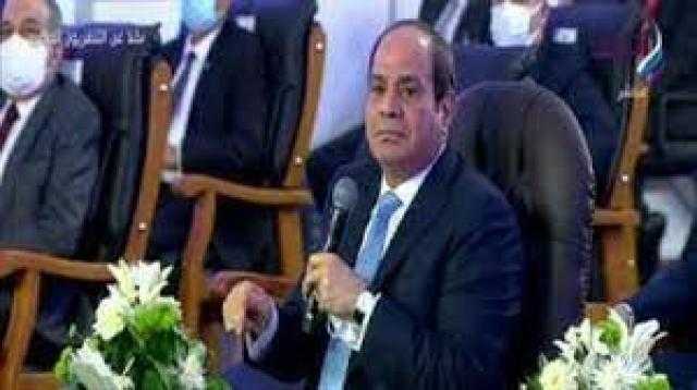 السيسي: «اللي بنعمله دا مبيحصلش غير في مصر»