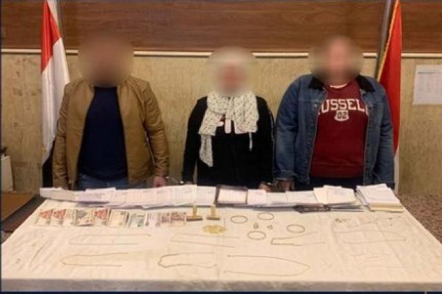 سقوط تشكيل عصابي تخصص في بيع الذهب المغشوش بالقاهرة