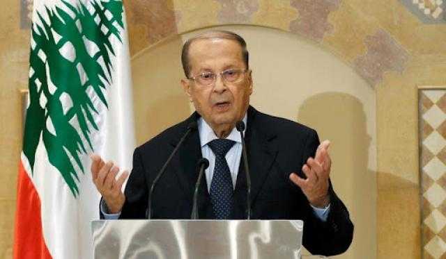 الرئيس اللبناني: هناك من يتلاعب بالمسائل المالية وسعر صرف الدولار
