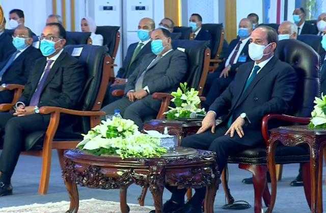 عبر الفيديو كونفرانس.. السيسي يفتتح عددًا من المشروعات بأسوان