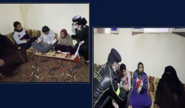 لفتة إنسانية.. استقبال والد 4 أطفال «من ذوي الهمم» وإنهاء تراخيص سيارته بالمجان