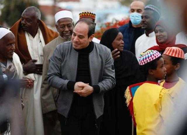 السيسي يشاهد فيلما تسجيليا بعنوان ”بلاد الذهب”