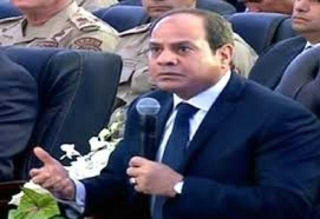 السيسي ينفعل على الهواء .. إعرف السبب (فيديو)