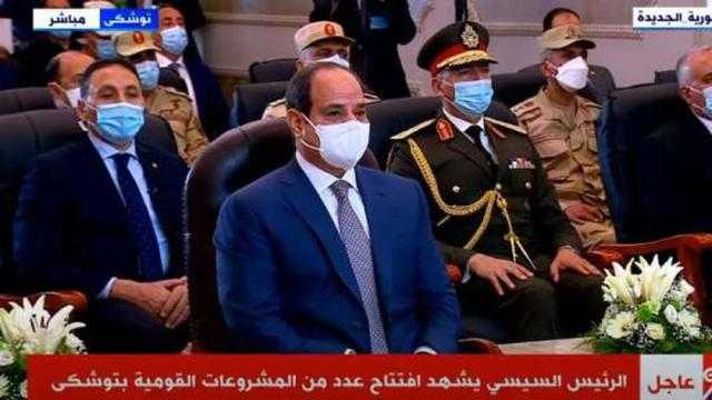 الرئيس يوجة رسالة للمحافظين: مش لما تعملوا شغلكم تكملوه (فيديو)