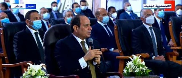 الرئيس السيسي: لا بد من وقف سلوك البناء على الأراضي الزراعية