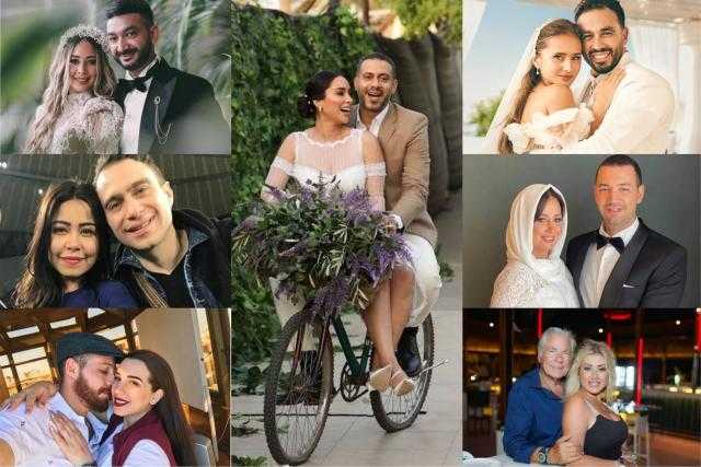 «حصاد 2021».. حالات زواج وطلاق الوسط الفني بين ساحات القضاء والجونة