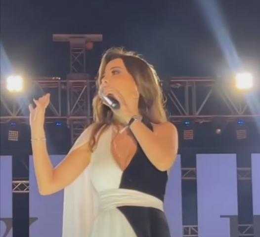 نانسي عجرم تٌشعل حفل السخنة بحضور جماهيري ضخم