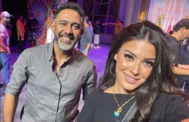 بالصورة.. ميرنا نور الدين تحتفل بعيد ميلاد عمرو مصطفى