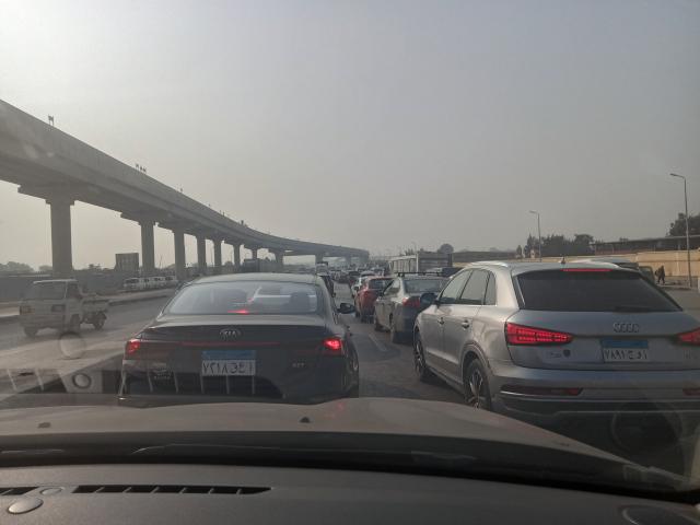 الحادث تسبب في تعطيل المرور