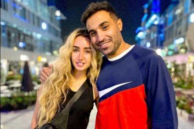 بالصورة.. أحمد فهمي يحتفل بعيد ميلاد هنا الزاهد من العزل المنزلي
