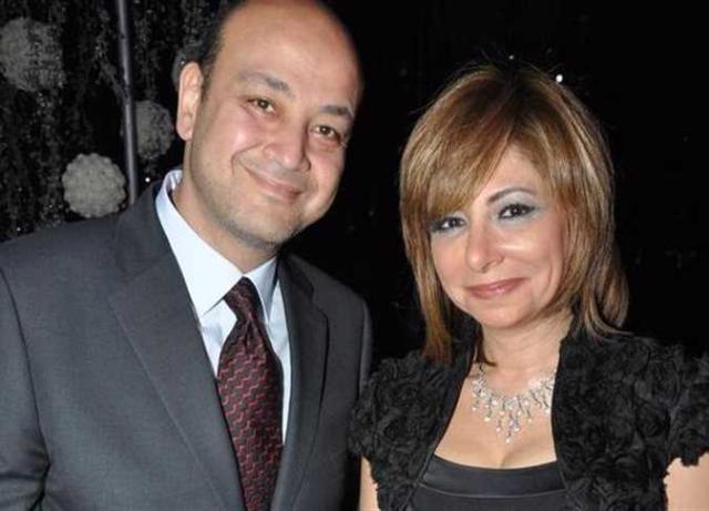 عمرو أديب ولميس الحديدى