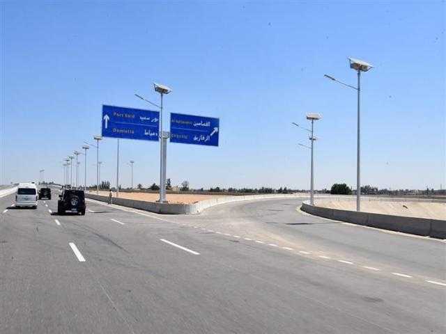 غلق طريق بورسعيد - دمياط بسبب الشبورة