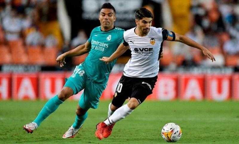 موعد مباراة ريال مدريد وفالنسيا في الدوري الإسباني والقنوات الناقلة