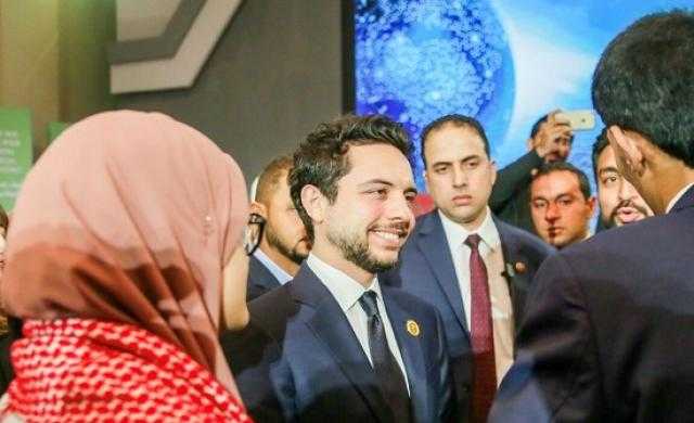 ولي العهد الأردني يُشارك في منتدى شباب العالم بشرم الشيخ