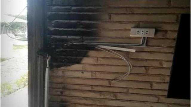 فحص آثار حريق نشب بفيلا الفنانة سهير رمزي بالشيخ زايد