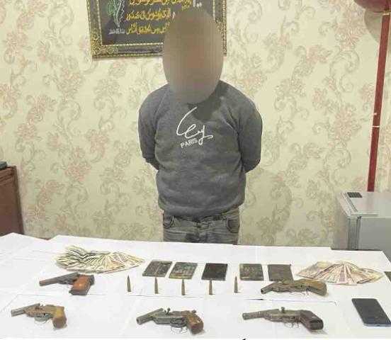 ضبط متهم بحوزته أسلحة ومخدرات في مطروح