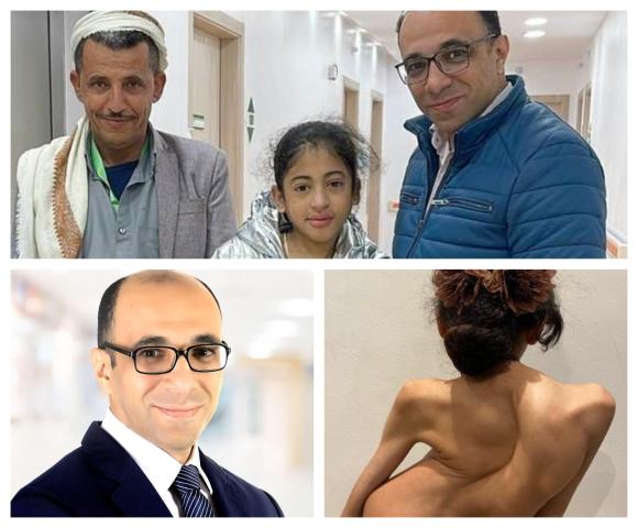الطفلة ماريا بعد نجاح عملية خطيرة