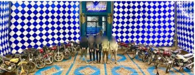 ضبط تشكيل عصابي سرق 14 ”موتوسيكل” في الدقهلية