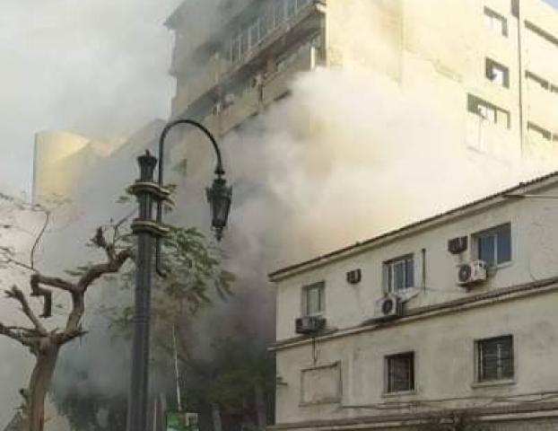 جانب من الحريق 
