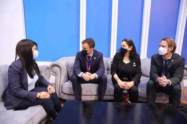 رانيا المشاط تلتقي الرئيس التنفيذي لمبادرة الأمم المتحدة ”Generation Unlimited”