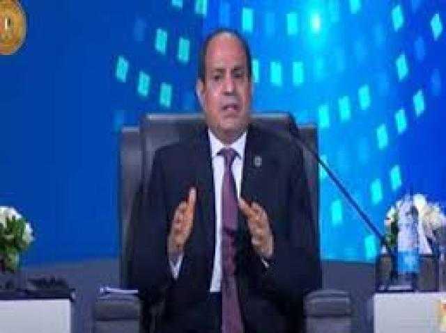 السيسي: «برد في الوقت المناسب» - فيديو