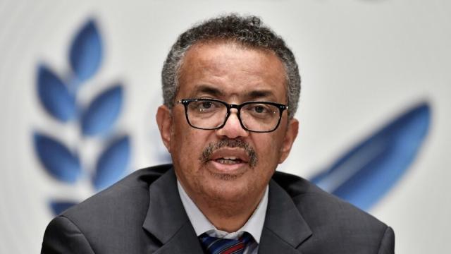 رئيس منظمة الصحة العالمية تيدروس أدهانوم جيبريسوس