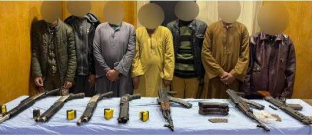 ضبط 7 بنادق وتنفيذ 130 حكم قضائي في سوهاج