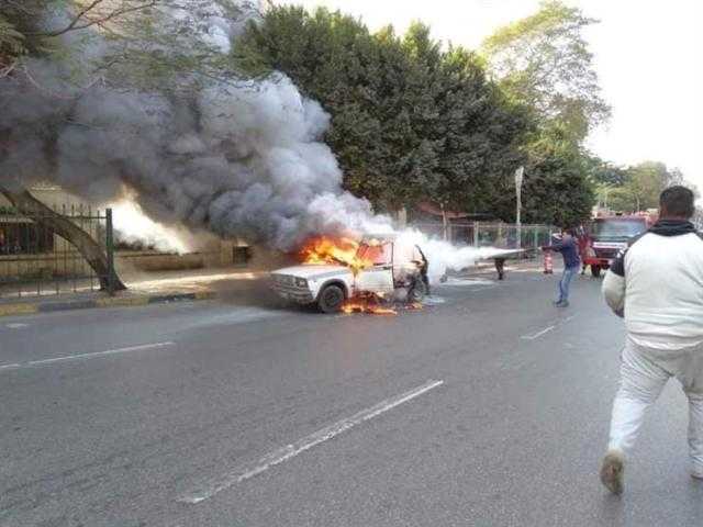 تنفيذًا لتوجيهات الرئيس..  «حياة كريمة» تدعم سائق التاكسي المُحترق
