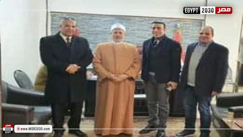 النائب أحمد الشناوى ووكيل مشيخة الطرق الصوفية بأسيوط