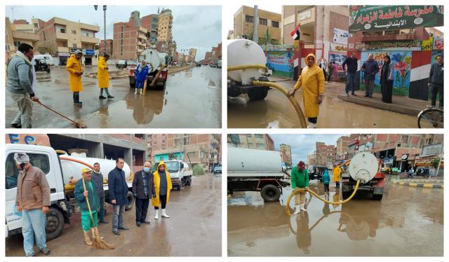 رفع وشفط مياه الأمطار