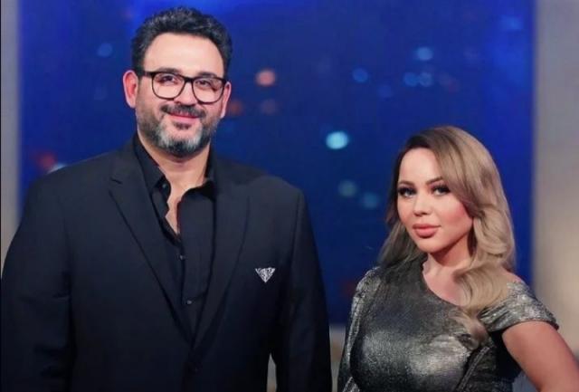 أسما إبراهيم وأكرم حسني 