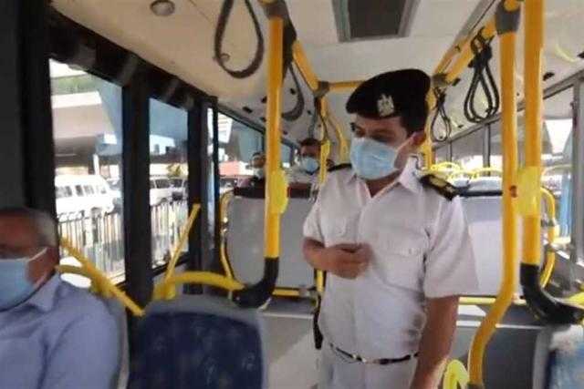 ضبط 7305 شخص لعدم الالتزام بارتداء الكمامات الواقية