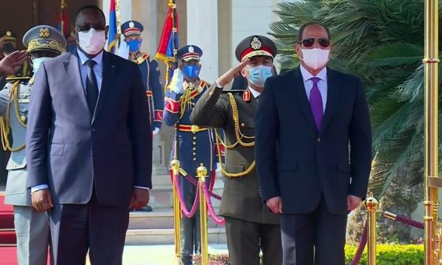 الرئيس السيسي ورئيس السنغال