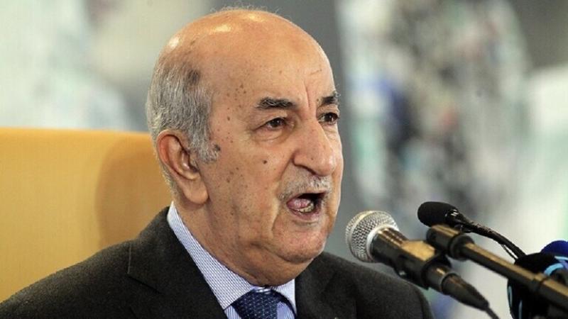 الرئيس الجزائري عبد المجيد تبون